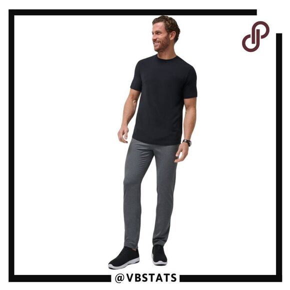 Travis Mathew OPEN TO CLOSE PANT in Size 36W x 32IS Color Heather Dark Gray - Picture 1 of 12